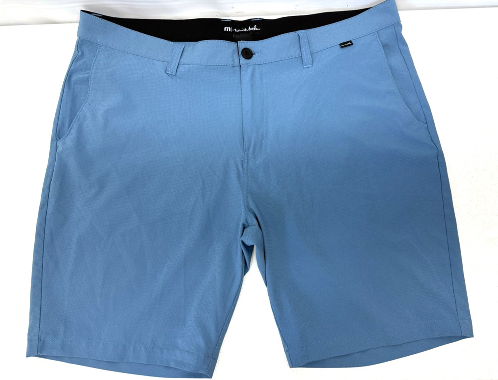 Travis Mathew Wanderlust 9" Golf Shorts Blue Men's Size 40